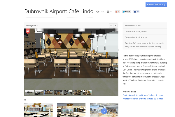 Dubrovnik Airport: Cafe Lindo