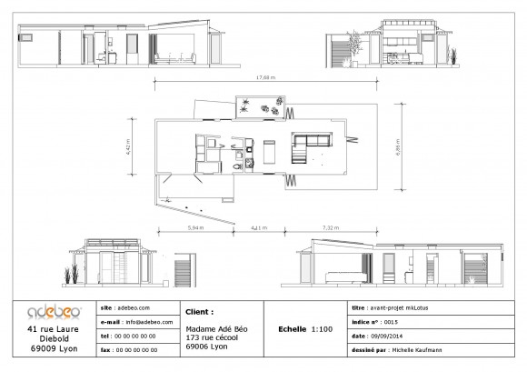 plan mkLotus sketchup 2D