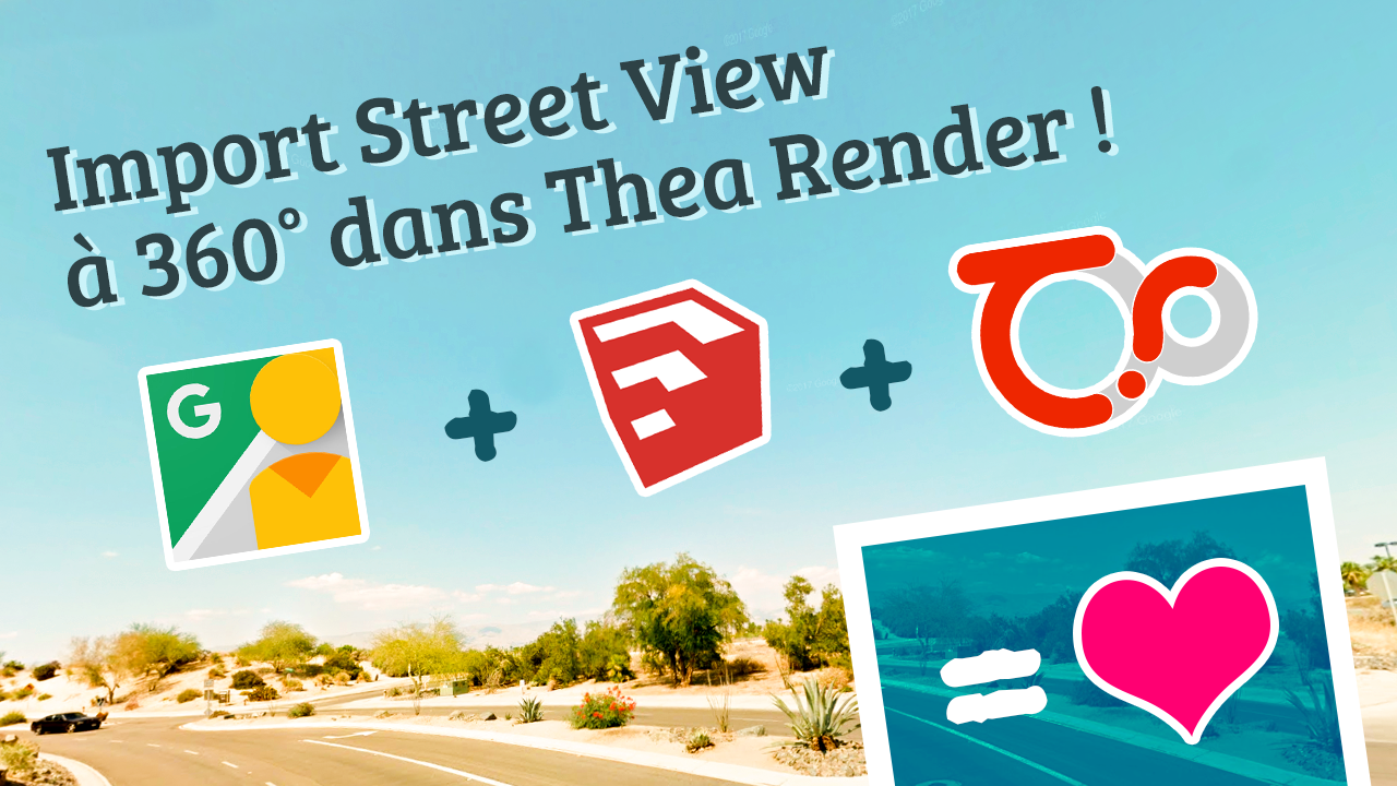 INSERTION D’UNE IMAGE À 360° dans Thea Render 